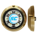 Shadow-Caster LED Lighting Shadow-Caster SC3 Series Blue/White Bronze Surface Mount Underwater Light — marine underwater lighting