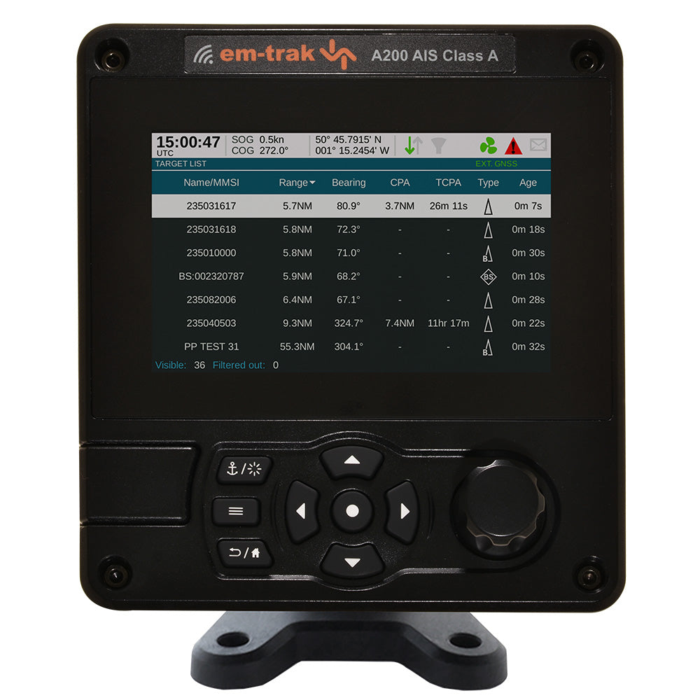 em-trak A200 Class A AIS Transceiver — marine ais systems