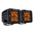 RIGID Industries D-Series Spot w/Amber Pro Lens - Pair — marine pods & cubes