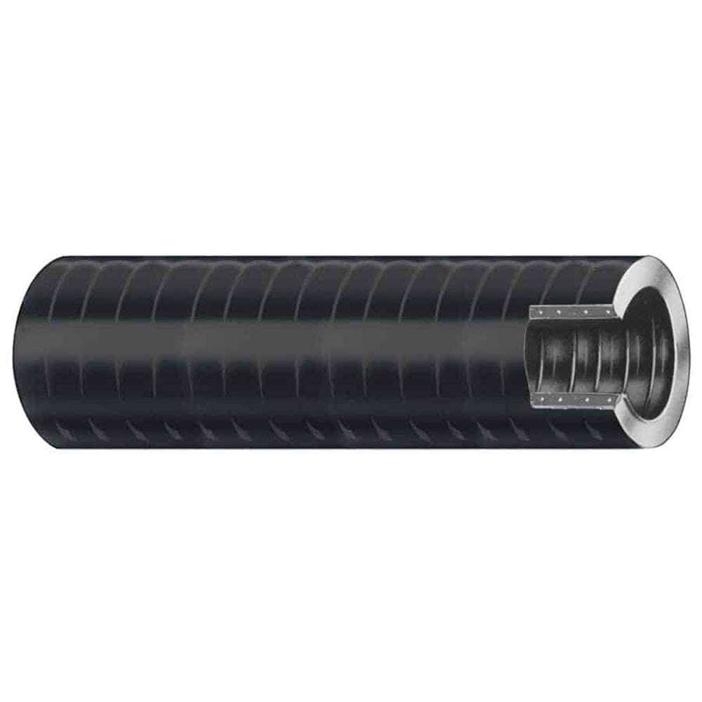 Trident Marine 1-1/2" x 50' VAC XHD Bilge & Live Well Hose - Hard PVC Helix - Black — marine hose