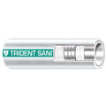 Trident Marine 1-1/2" x 50' Coil Premium Marine Sanitation Hose - White w/Green Stripe — marine hose