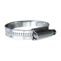 Trident Marine 316 SS Non-Perforated Worm Gear Hose Clamp - 15/32" Band - (5/8" – 15/16") Clamping Range - 10-Pack - SAE Size 8 — marine accessories