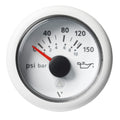 Veratron 52mm (2-1/16") ViewLine Engine Oil Pressure Gauge - 150 PSI - White Dial & Bezel — marine gauges