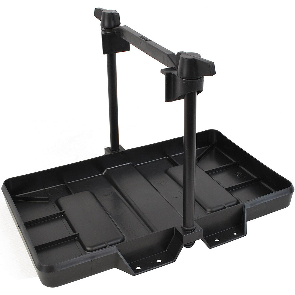 Attwood Marine Attwood Low Profile Group 27 Adjustable Battery Tray — marine accessories