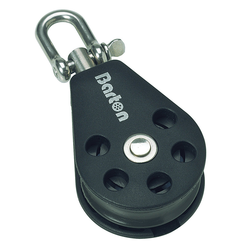 Barton Marine Size 3 Single Plain Bearing Block w/Swivel — marine blocks