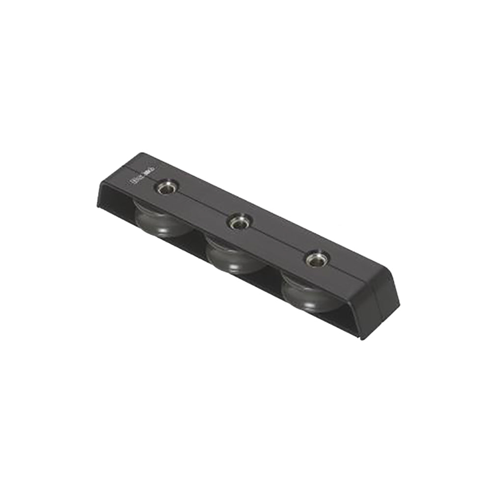 Barton Marine Deck Organizer - Size 2 - 3 Sheave - Black — marine hardware