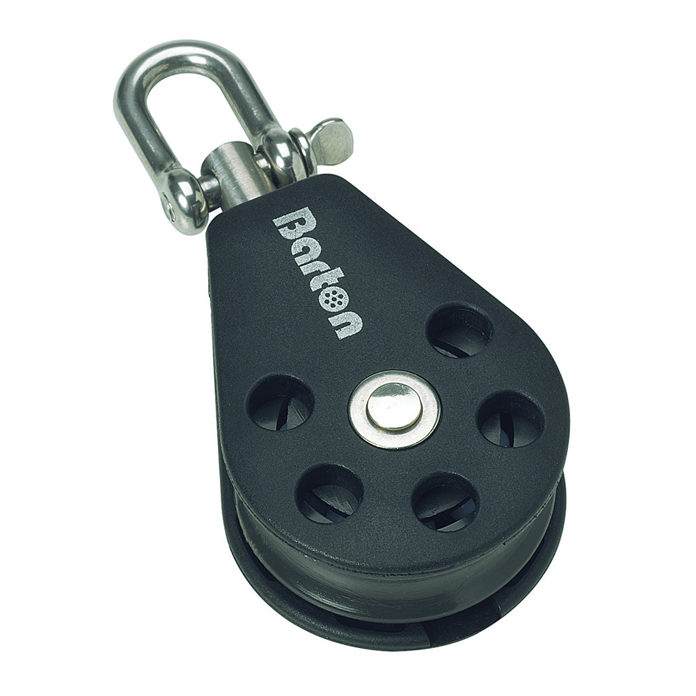 Barton Marine Size 1 Single Swivel Block w/Becket — marine blocks