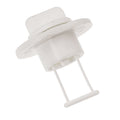 Barton Marine Drain Plug and Socket - White 15mm (19/32") Bore — marine hardware