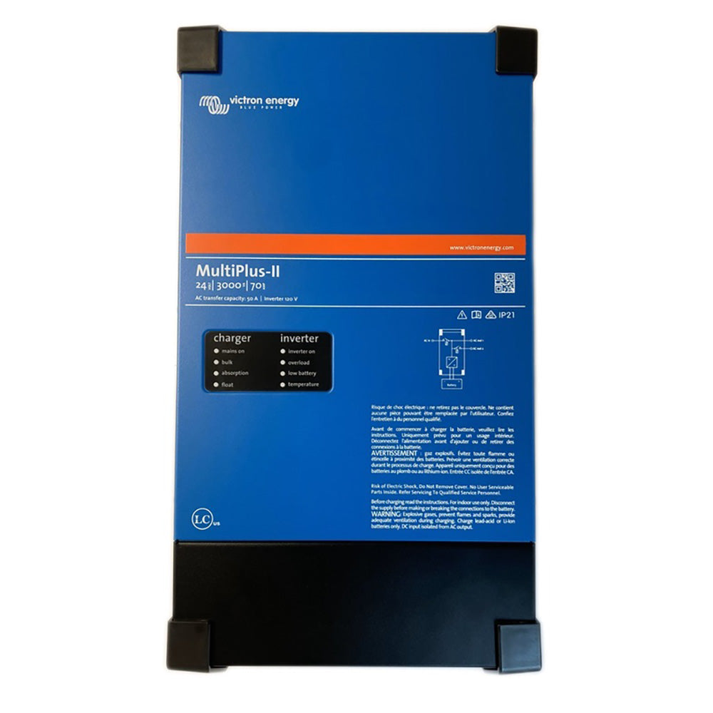 Victron Energy Victron MultiPlus-II 24/3000 - 70-50 - 120V - UL Approved — marine charger/inverter combos