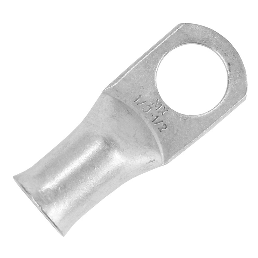 Pacer Tinned Lug 1/0 AWG - 1/2" Stud Size - 10 Pack — marine terminals