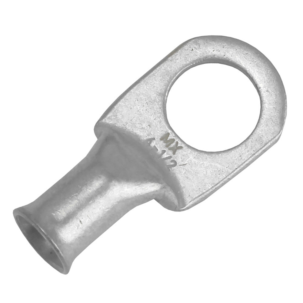 Pacer Tinned Lug 4 AWG - 1/2" Stud Size - 10 Pack — marine terminals