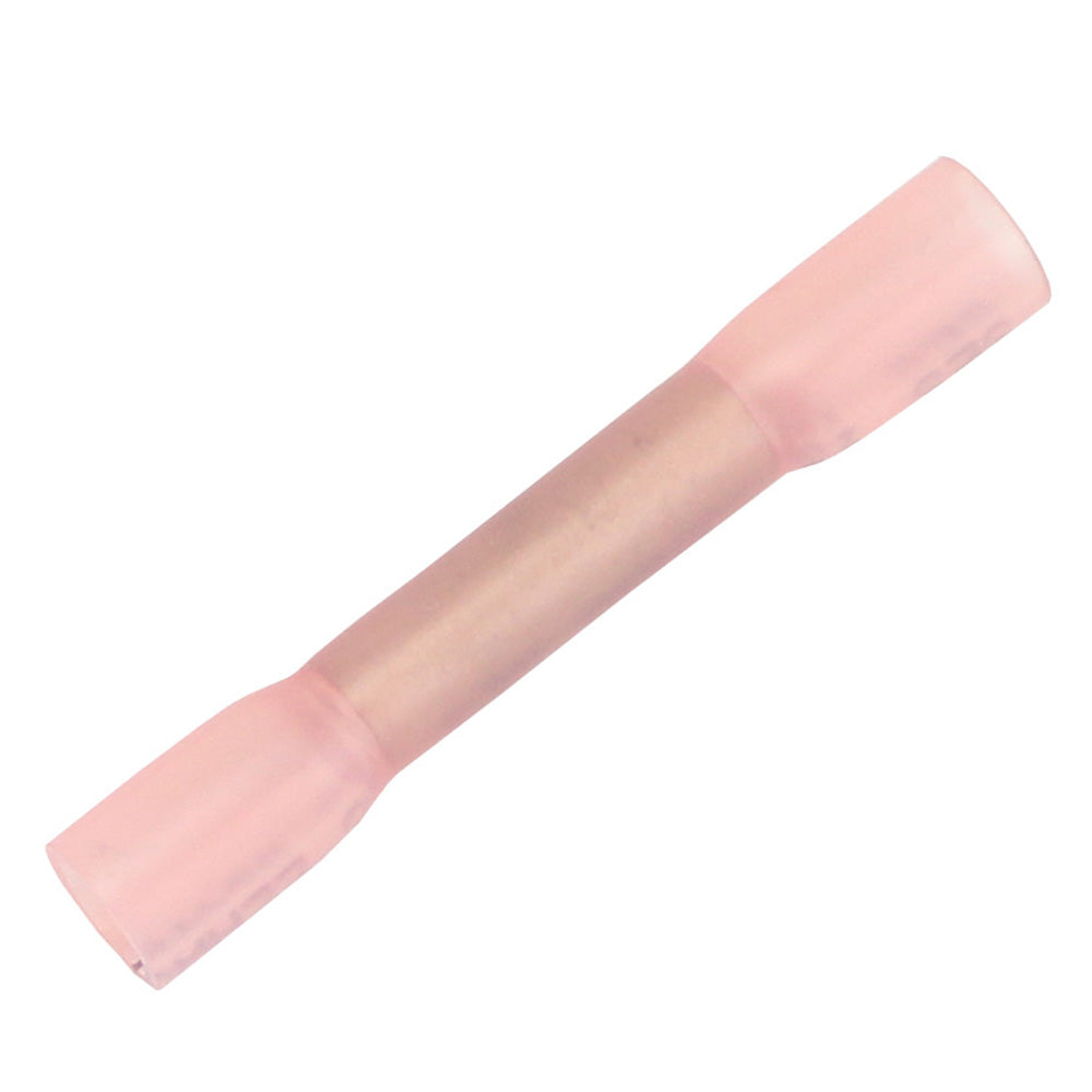 Pacer 22-18 AWG Heat Shrink Butt Connector - 25 Pack — marine terminals