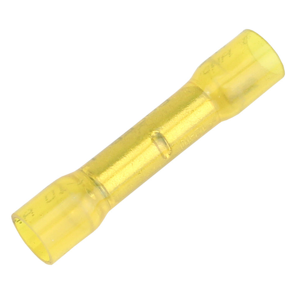 Pacer 12-10 AWG Heat Shrink Butt Connector - 25 Pack — marine terminals