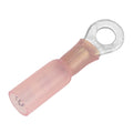 Pacer 22-18 AWG Heat Shrink Ring Terminal - #8 Stud Size - 25 Pack — marine terminals