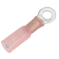 Pacer 22-18 AWG Heat Shrink Ring Terminal - #8 Stud Size - 100 Pack — marine terminals