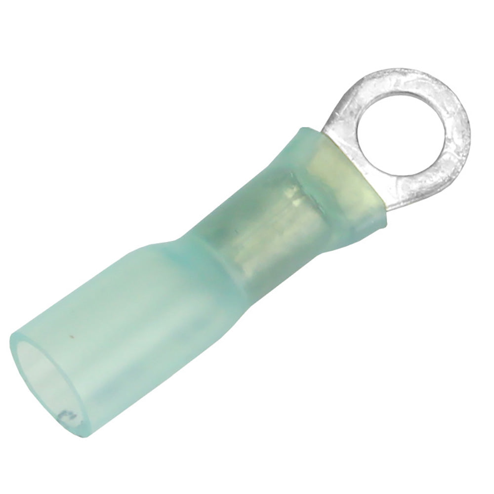 Pacer 16-14 AWG Heat Shrink Ring Terminal - #10 Stud Size - 3 Pack — marine terminals