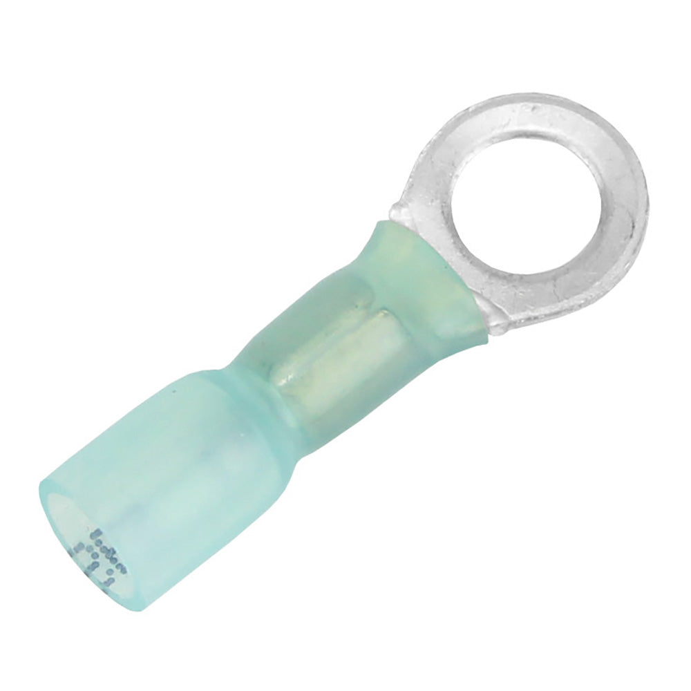 Pacer 16-14 AWG Heat Shrink Ring Terminal - 1/4" Stud Size - 3 Pack — marine terminals