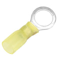 Pacer 12-10 AWG Heat Shrink Ring Terminal - 3/8" Stud Size - 25 Pack — marine terminals