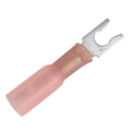 Pacer 22-18 AWG Heat Shrink Spade Terminal - #8 Stud Size - 25 Pack — marine terminals