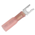 Pacer 22-18 AWG Heat Shrink Spade Terminal - #8 Stud Size - 100 Pack — marine terminals