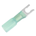 Pacer 16-14 AWG Heat Shrink Spade Terminal - #10 Stud Size - 25 Pack — marine terminals