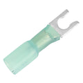 Pacer 16-14 AWG Heat Shrink Spade Terminal - #10 Stud Size - 100 Pack — marine terminals