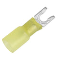 Pacer 12-10 AWG Heat Shrink Spade Terminal - #8 Stud Size - 3 Pack — marine terminals