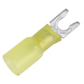 Pacer 12-10 AWG Heat Shrink Spade Terminal - #8 Stud Size - 25 Pack — marine terminals