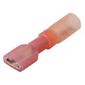 Pacer 22-18 AWG Heat Shrink Female Disconnect - 25 Pack — marine terminals