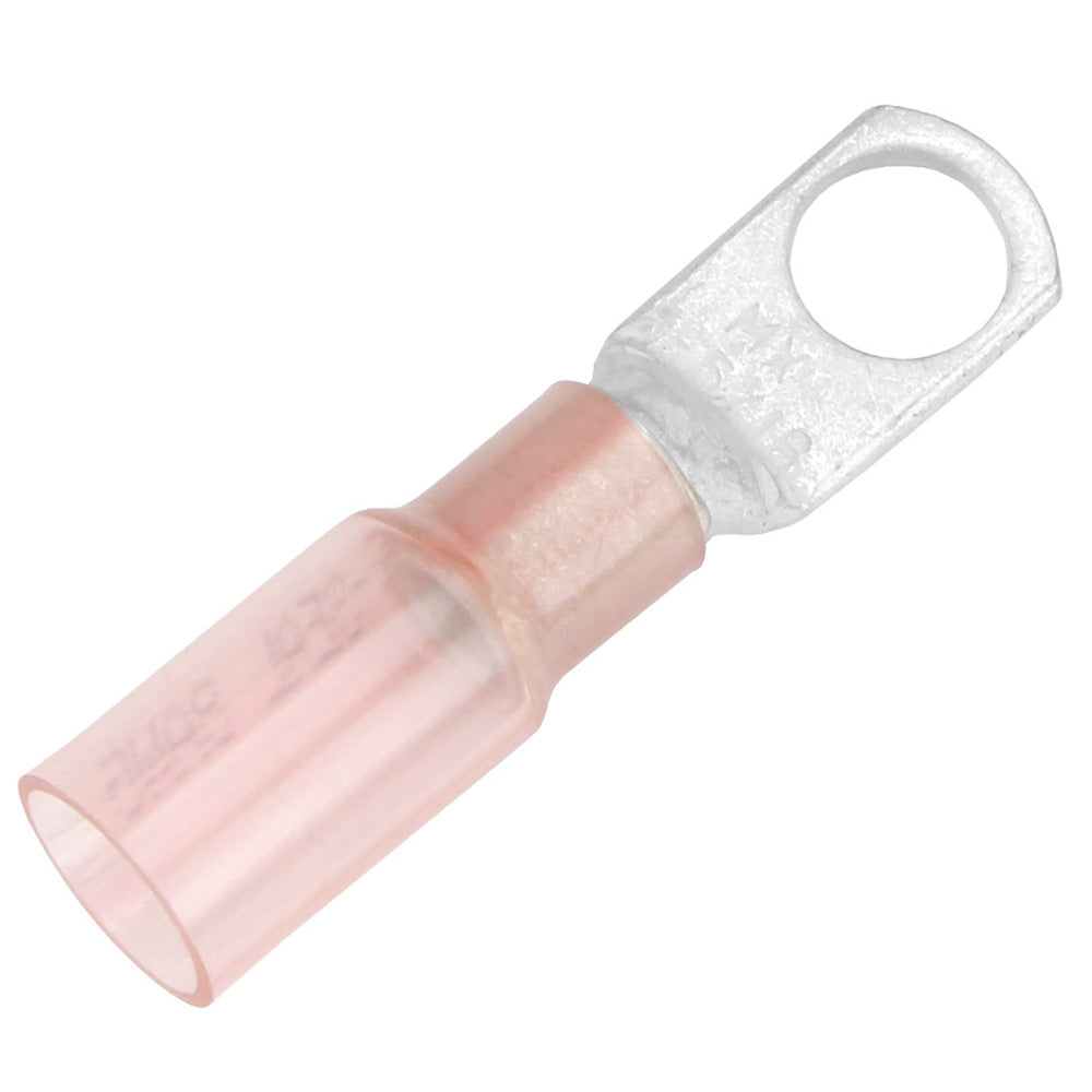 Pacer 8 AWG Heat Shrink Ring Terminal - 5/16" Stud Size - 25 Pack — marine terminals