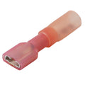Pacer 22-18 AWG Heat Shrink Female Disconnect - 100 Pack — marine terminals