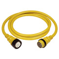 Marinco 50AMP 125/250V Shore Power Cable - 12' - Yellow — marine shore power