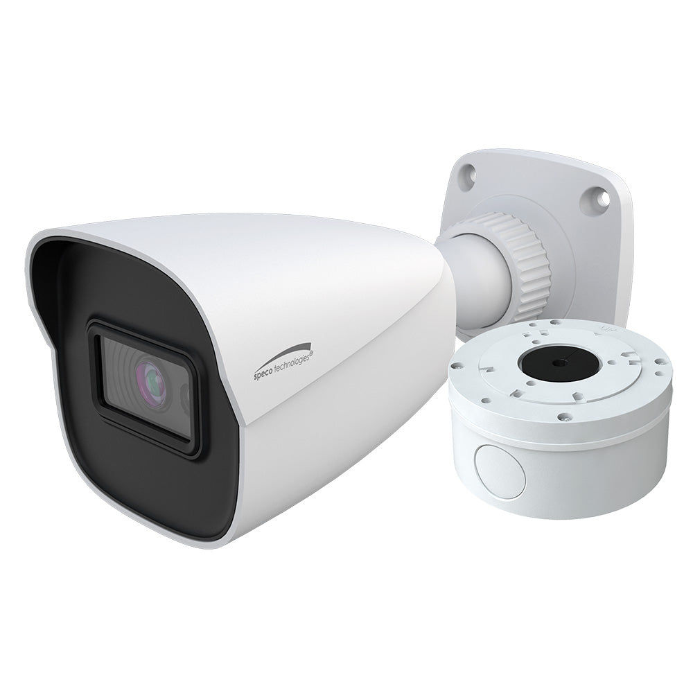 Speco Tech Speco 4MP H.265 AI Bullet IP IR Camera - 2.8mm Lens & Junction Box — marine cameras - network video