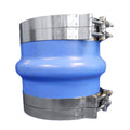 Trident Marine 6" ID Blue Silicone Molded Wet Exhaust Hump w/4 T-Bolt Clamp — marine exhaust hose