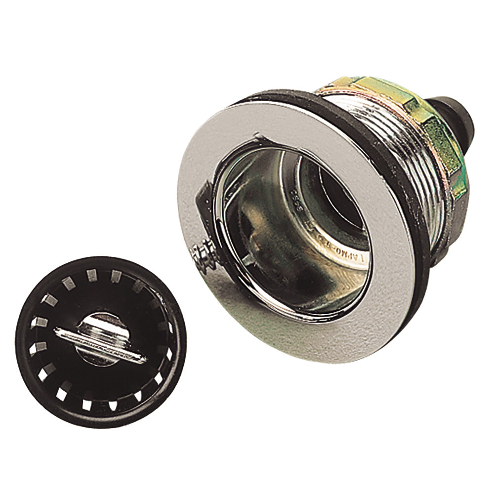 Sea-Dog Sink Drain w/Strainer f/2" Openings - 5/8" Barb — marine deck / galley