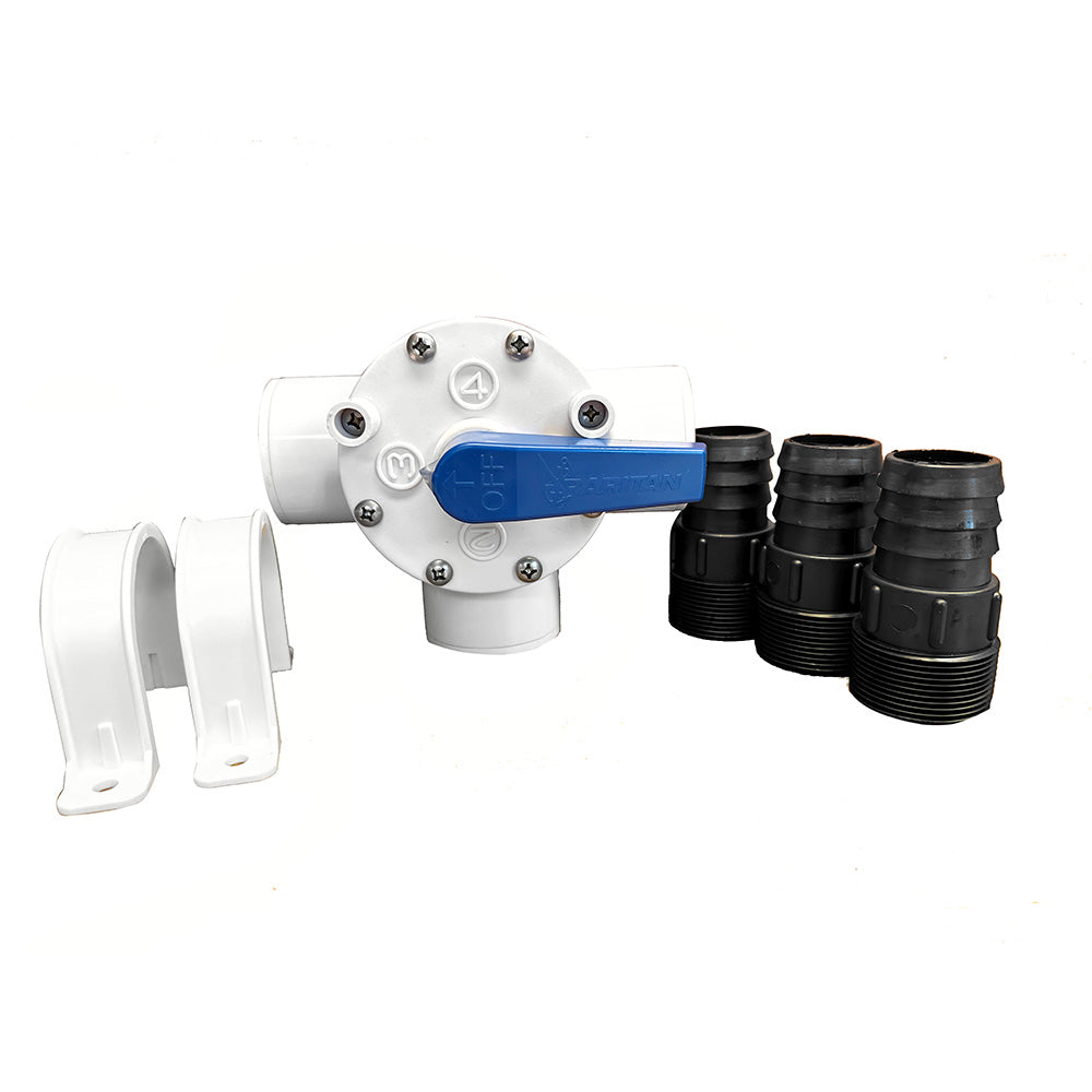 Raritan Diverter Y Valve w/Fittings — marine fittings