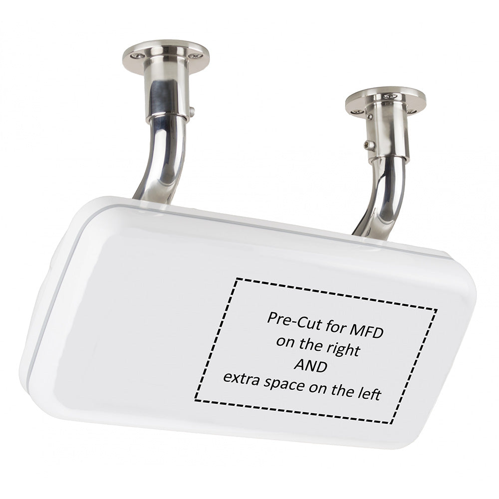 NavPod SystemPod Pre-Cut f/Garmin GPSMAP® 723/723xsv/743/743xsv On Right & Extra Space On Left f/9.5" Wide Guard — marine display mounts