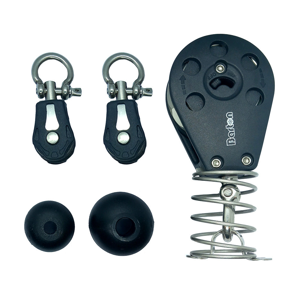 Barton Marine Blokart Land Sailing Mainsheet Block Kit — marine rigging