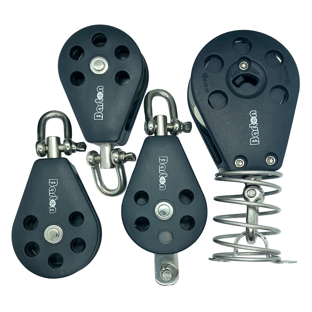 Barton Marine Manta/Odyssey Land Sailing Mainsheet Block Kit - 2:1 — marine rigging