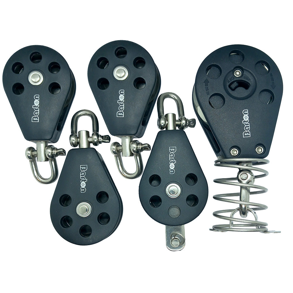 Barton Marine Barton Manta/Odyssey 2 Land Sailing Mainsheet Block Kit - 3:1 — marine rigging