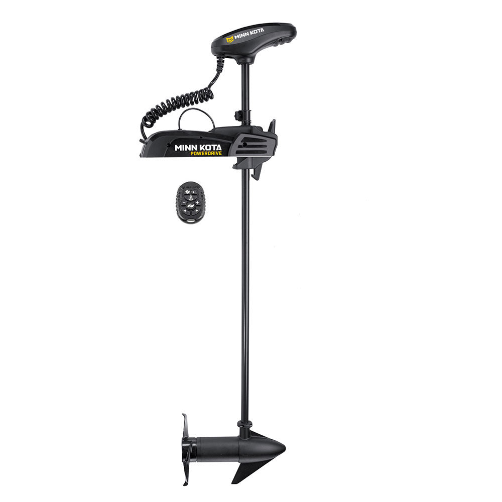 Minn Kota PowerDrive™ 55 Trolling Motor w/Micro Remote - Dual Spectrum CHIRP - 12V - 55LB - 54" — marine trolling motors