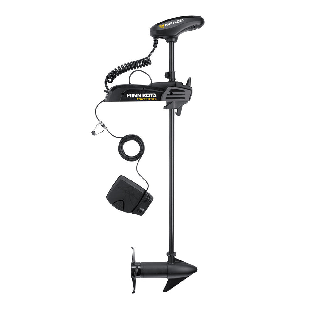 Minn Kota Pontoon PowerDrive™ 55 Trolling Motor w/Foot Pedal - 12V - 55LB - 48" — marine trolling motors