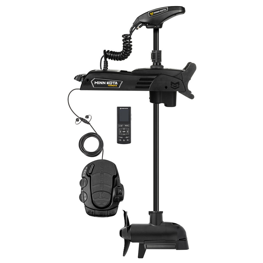 Minn Kota Terrova® QUEST™ 90/115 Trolling Motor w/Wireless Remote - MEGA Down/Side Imaging - 24/36V - 90/115LBS - 45" — marine trolling motors