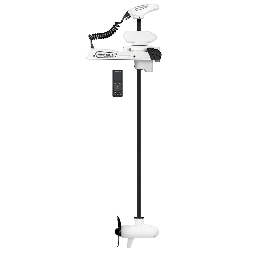 Minn Kota Riptide Instinct QUEST™ 90/115 Trolling Motor w/Wireless Remote - 24/36V - 90/115LBS - 72" -White — marine trolling motors
