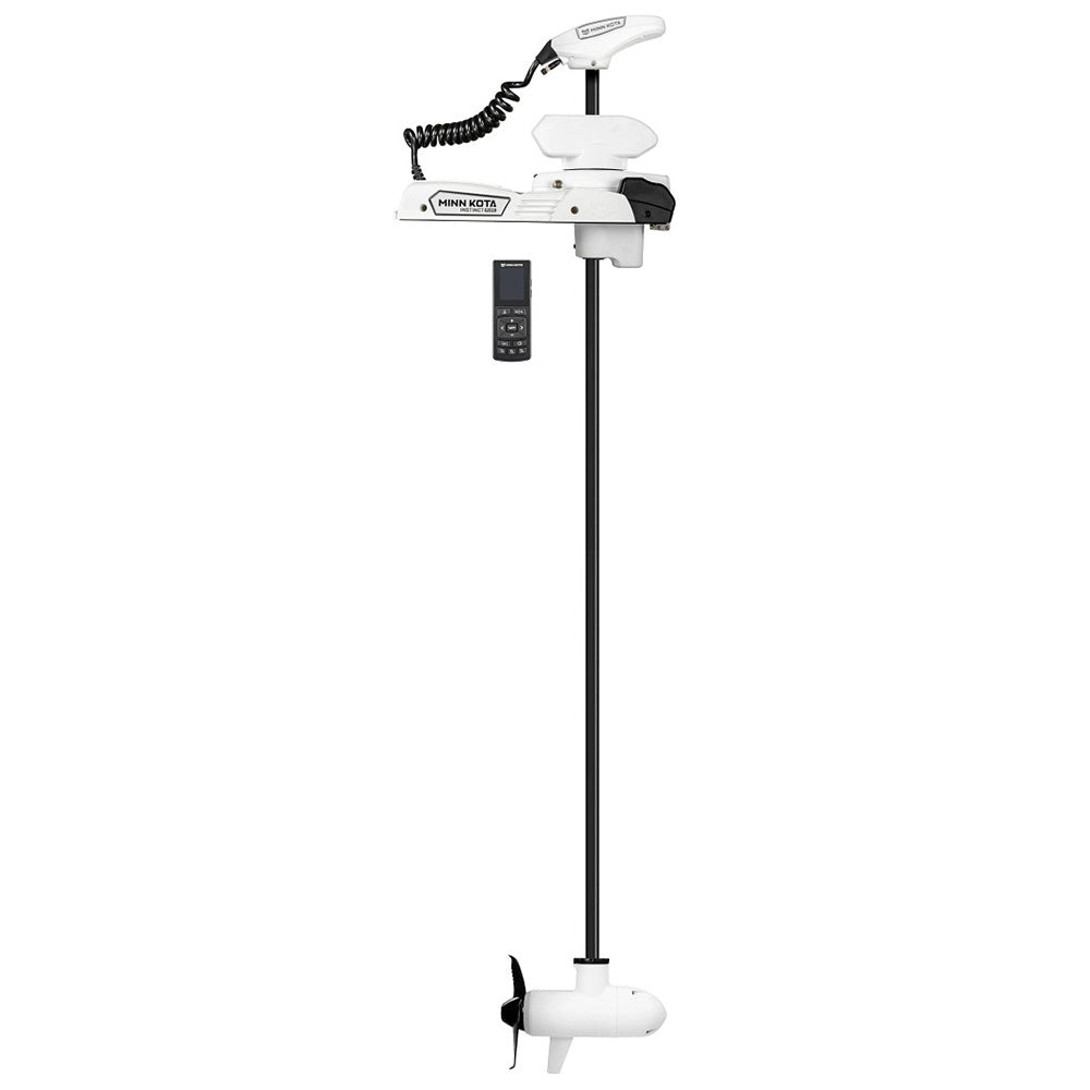 Minn Kota Riptide Instinct QUEST™ 90/115 Trolling Motor w/Wireless Remote - 24/36V - 90/115LBS - 87" - White — marine trolling motors