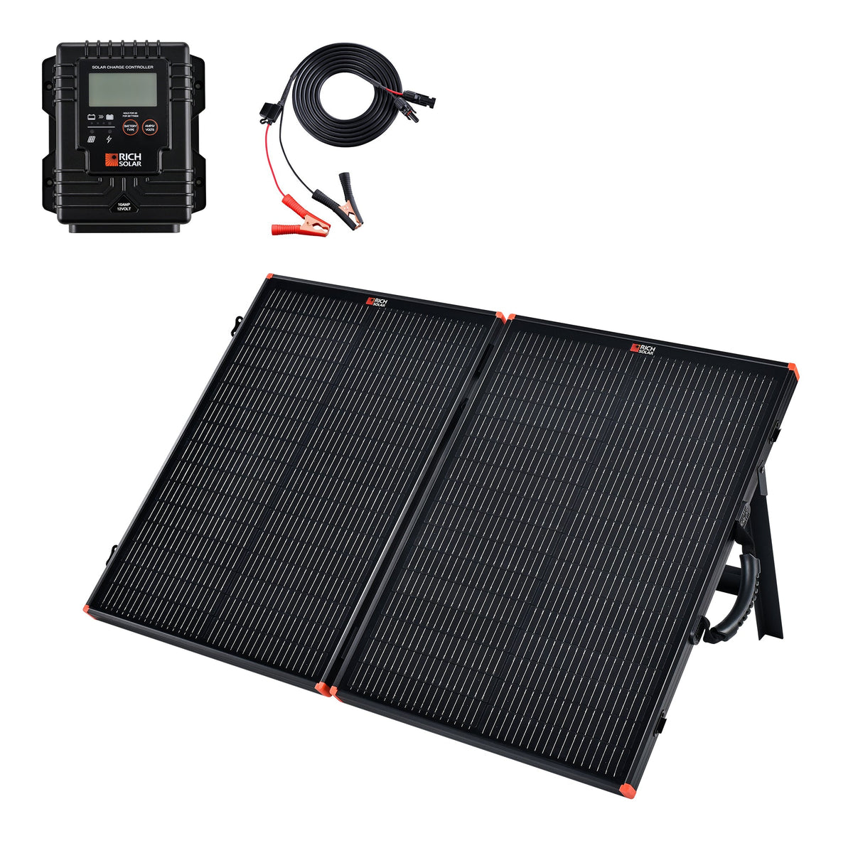 RICH SOLAR MEGA 100 Portable Briefcase Charging Kit
