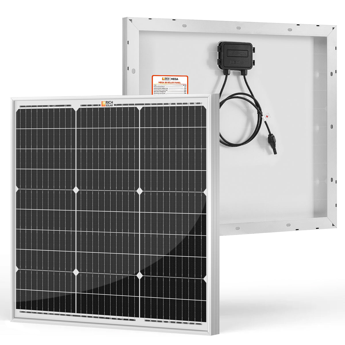RICH SOLAR MEGA 50 | 50 Watt Solar Panel