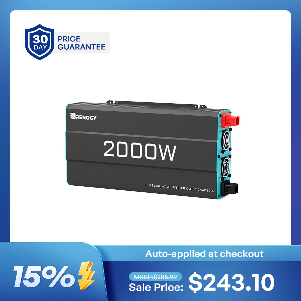 2000W 12V Pure Sine Wave Inverter