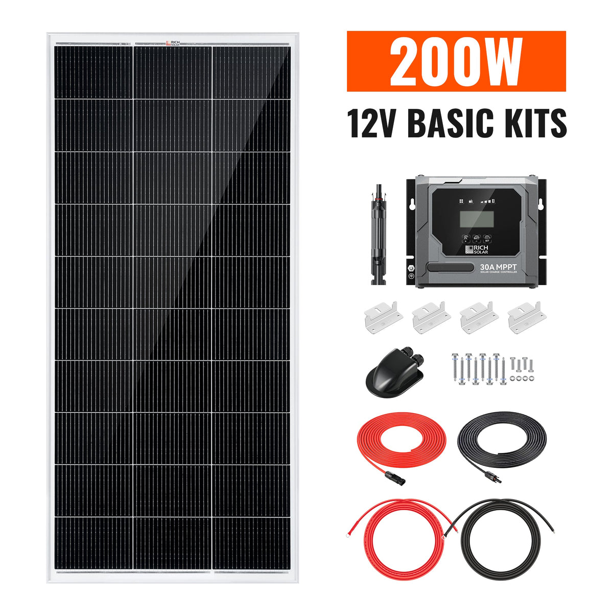 RICH SOLAR 200 Watt Solar Kit