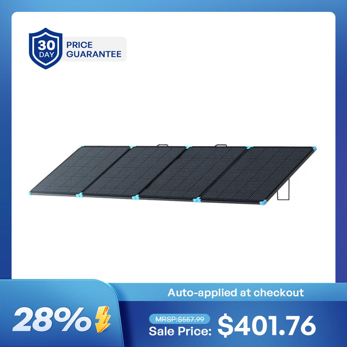 220/400W Lightweight Portable Solar Panel Suitcase